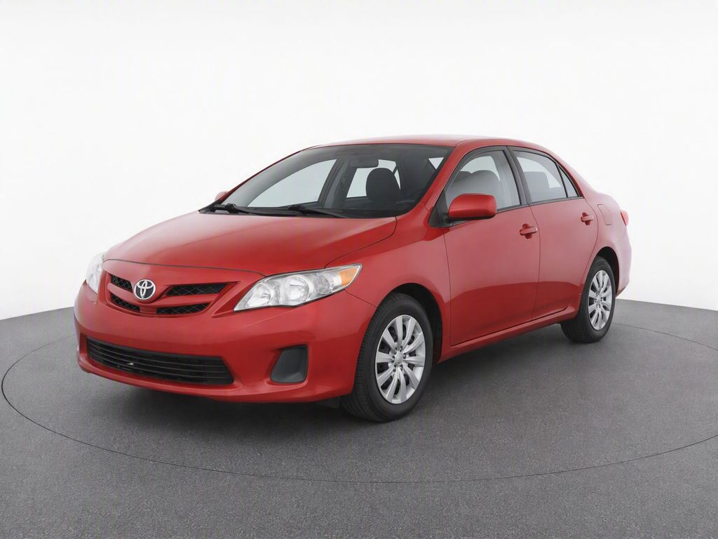 Barcelona Red Metallic 2014 Toyota Corolla Sedan Front-Wheel Drive Continuously Variable Transmission