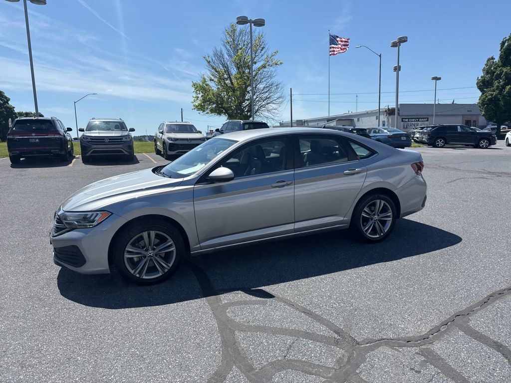2024 Volkswagen Jetta 1.5T SE Silver at Sutliff Volkswagen