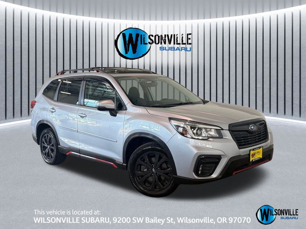 Ice Silver Metallic 2019 Subaru Forester 2.5i Sport AWD SUV / Crossover All-Wheel Drive Continuously Variable Transmission