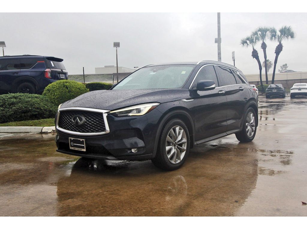 2020 INFINITI QX50 LUXE Blue at Genesis of Spring