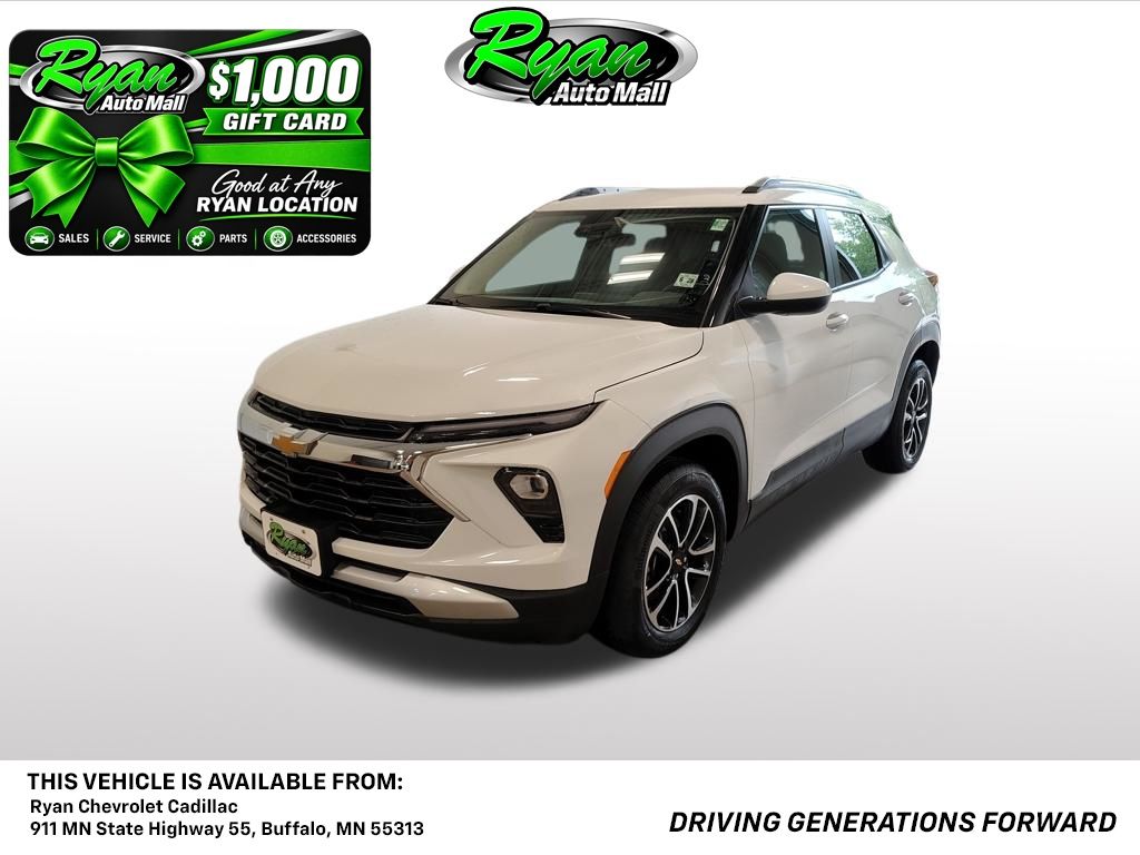 Summit White 2025 Chevrolet Trailblazer SUV / Crossover Four-Wheel Drive 9-Speed Automatic