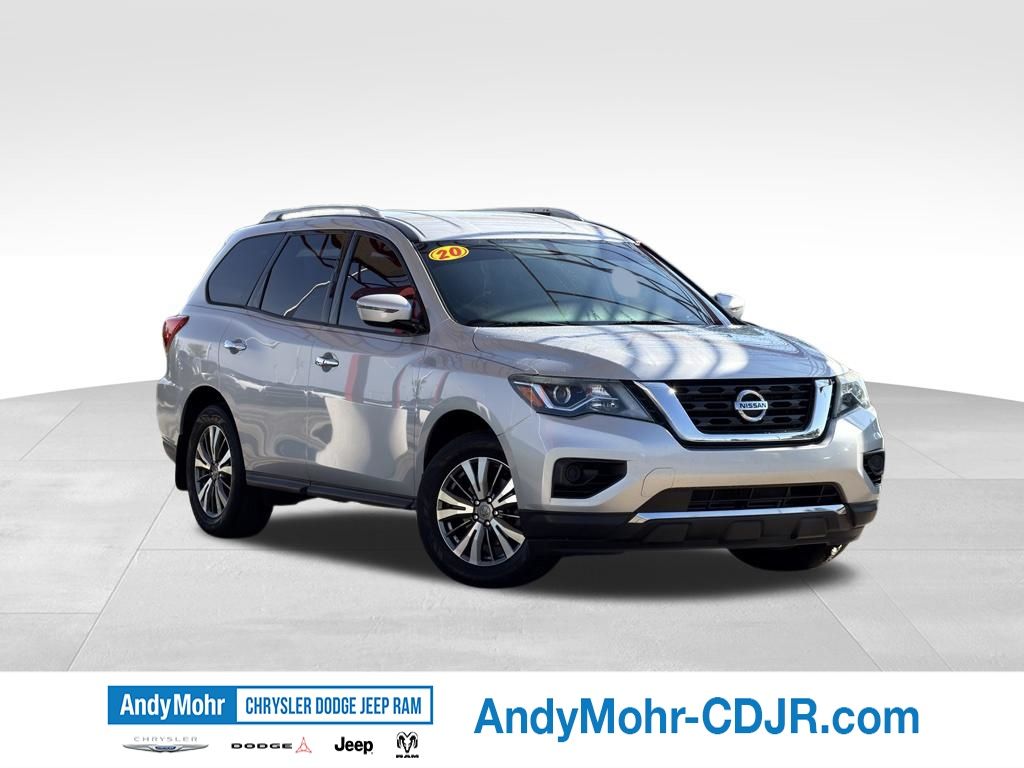 Brilliant Silver Metallic 2020 Nissan Pathfinder SUV / Crossover Front-Wheel Drive Continuously Variable Transmission