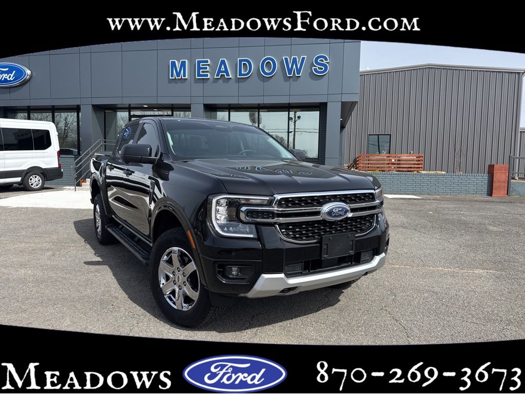 Shadow Black 2025 Ford Ranger Pickup Truck Four-Wheel Drive Automatic