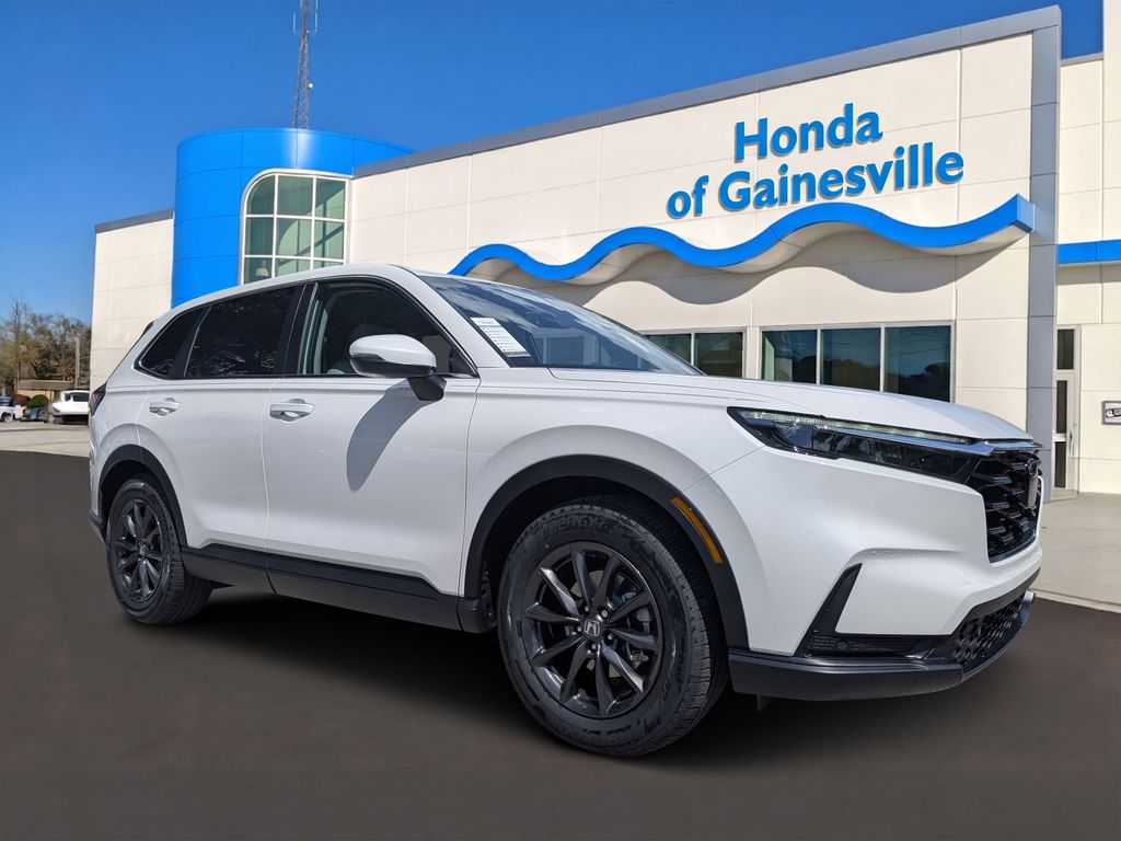 Platinum White Pearl 2026 Honda CR-V SUV / Crossover Front-Wheel Drive Continuously Variable Transmission