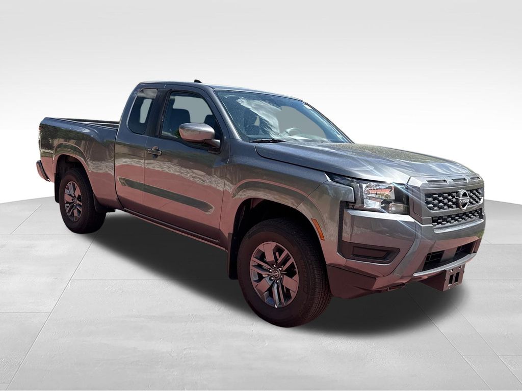 Gray (Gun Metallic) 2025 Nissan Frontier Pickup Truck Four-Wheel Drive 9-Speed Automatic Overdrive