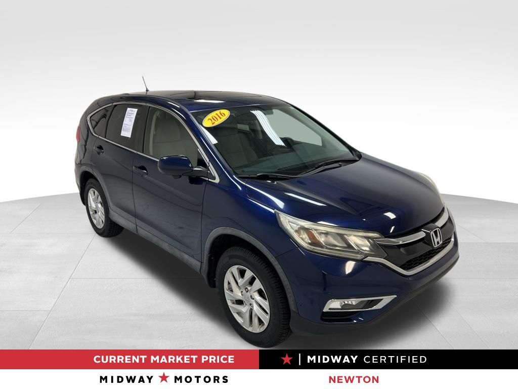 Blue 2016 Honda CR-V EX AWD SUV / Crossover All-Wheel Drive Continuously Variable Transmission