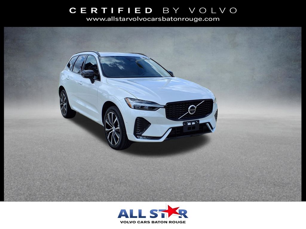 Crystal White 2025 Volvo XC60 B5 Plus Dark Theme AWD SUV / Crossover All-Wheel Drive Automatic