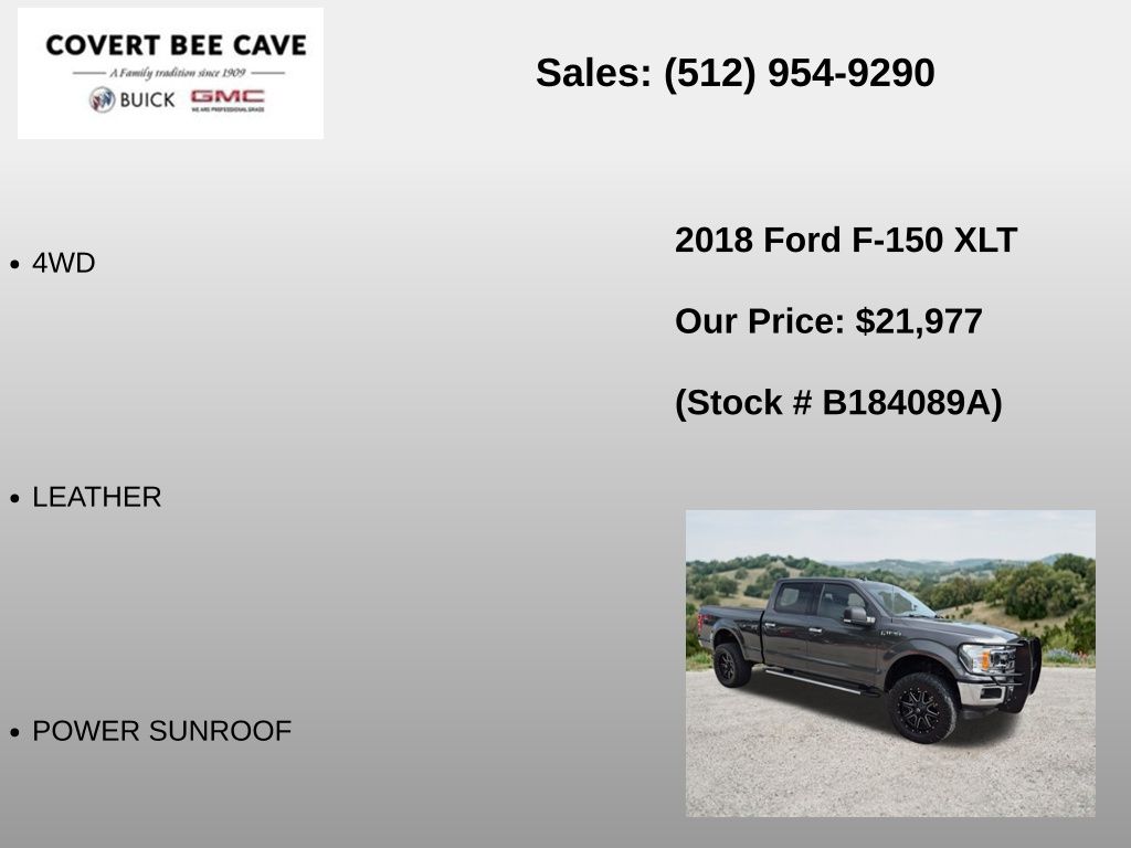 Used Car 2018 Ford F-150  Xlt For Sale Under $25,000 In Austin, Texas