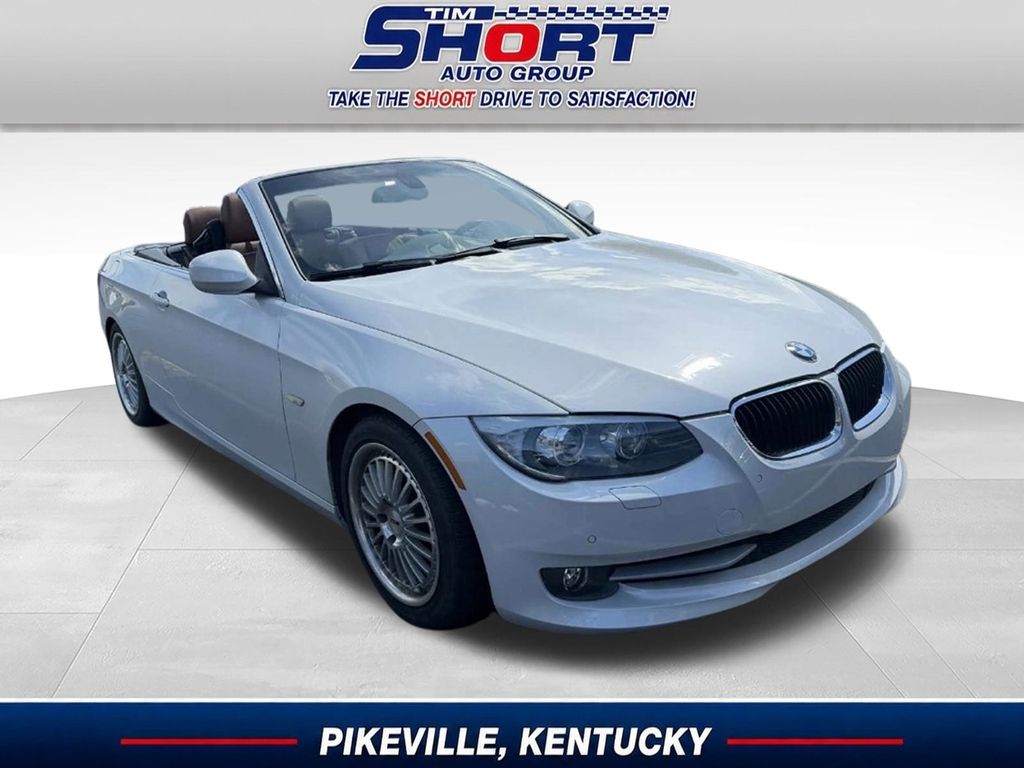 White Metallic 2012 BMW 3 Series 328i Convertible RWD Convertible Rear-Wheel Drive 6-Speed Automatic