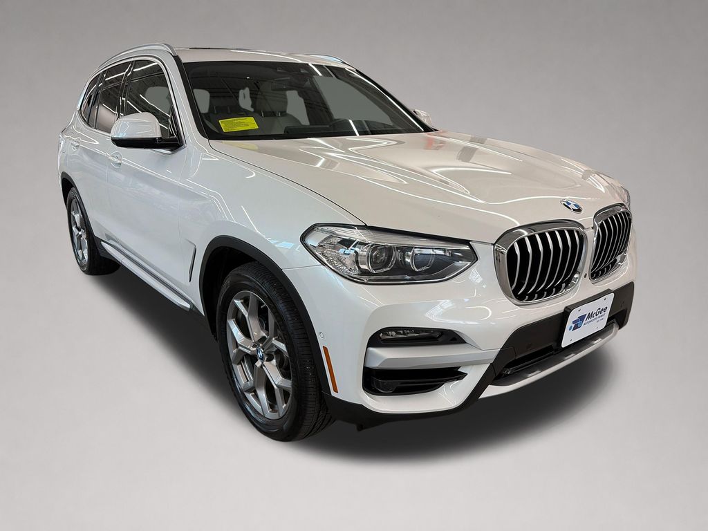 Mineral White Metallic 2021 BMW X3 SUV / Crossover All-Wheel Drive 8-Speed Automatic