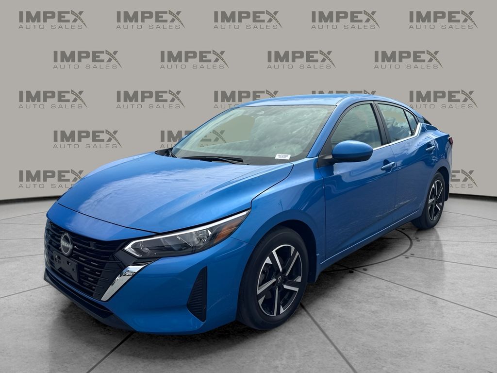 Electric Blue Metallic 2024 Nissan Sentra Sedan Front-Wheel Drive Continuously Variable Transmission