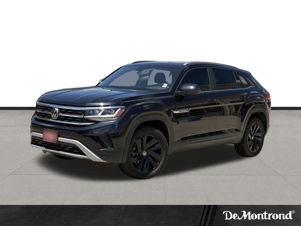 2023 Volkswagen Atlas Cross Sport 2.0T SE w/Technology Black at DeMontrond Auto Country