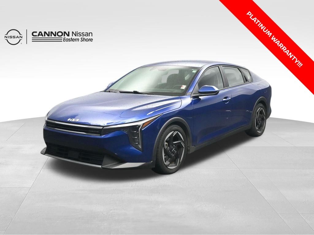 Deep Sea Blue 2025 Kia K4 Sedan Front-Wheel Drive Continuously Variable Transmission