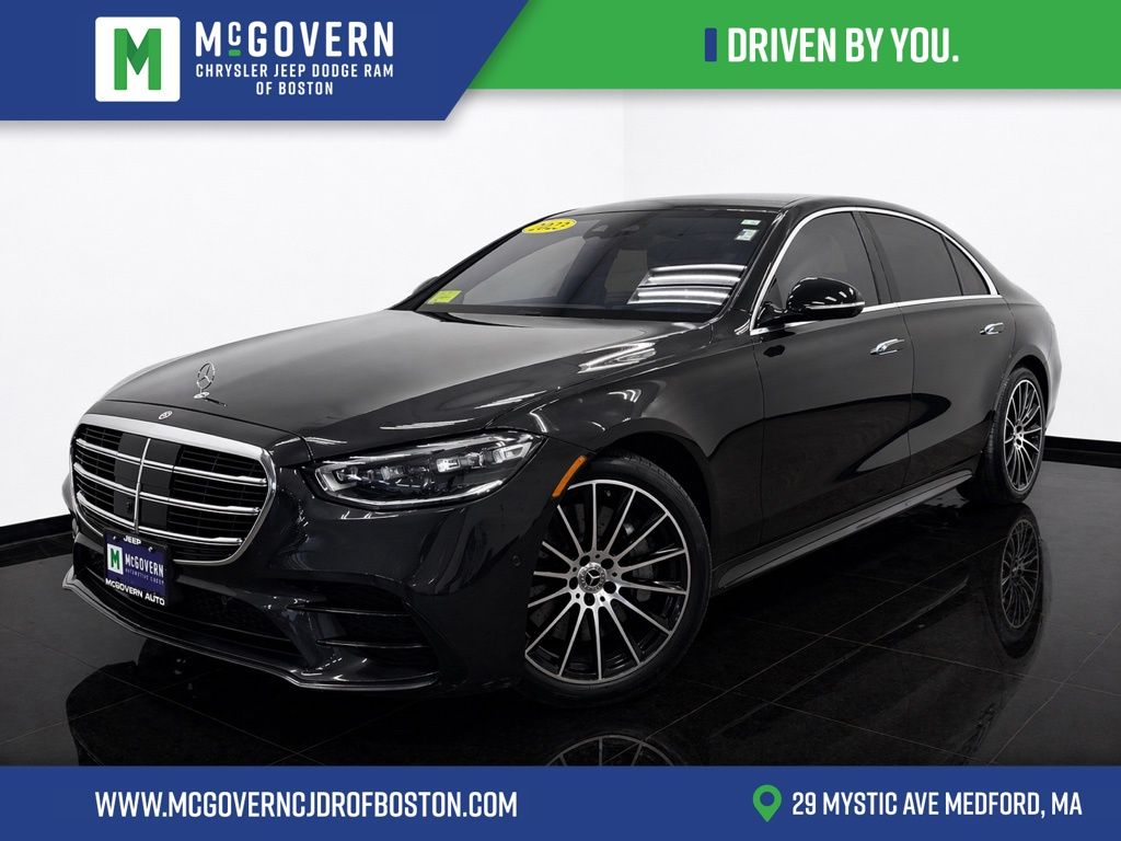 Black 2022 Mercedes-Benz S-Class S 580 4MATIC AWD Sedan All-Wheel Drive 9-Speed Automatic