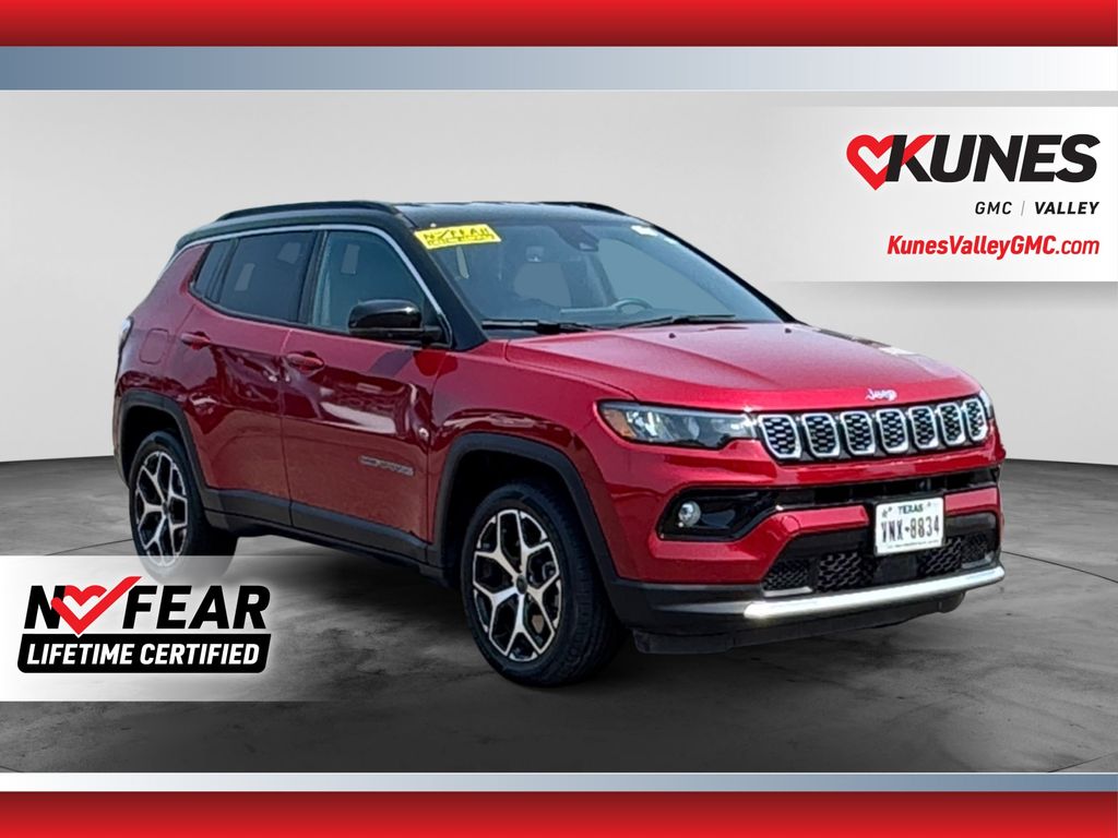Red Hot Pearlcoat 2025 Jeep Compass SUV / Crossover Four-Wheel Drive 8-Speed Automatic