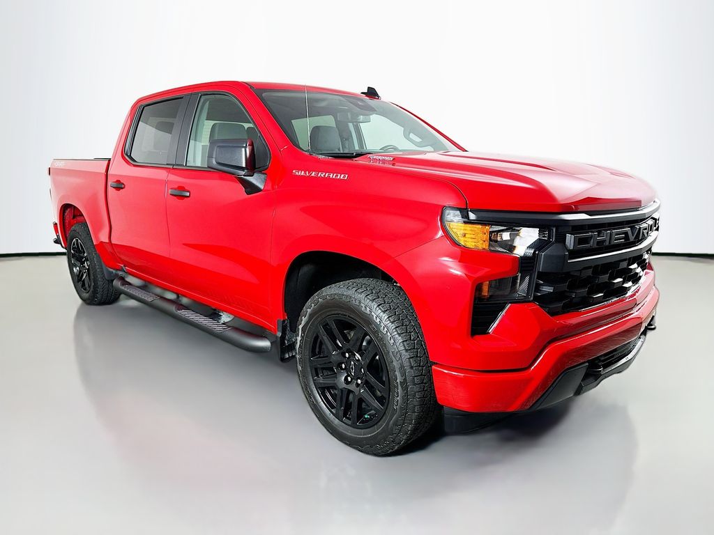 Red Hot 2026 Chevrolet Silverado 1500 Pickup Truck Four-Wheel Drive 8-Speed Automatic