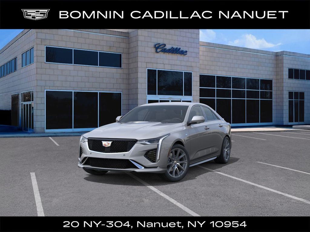 Silver Metallic 2026 Cadillac CT4 Sport AWD Sedan All-Wheel Drive 8-Speed Automatic