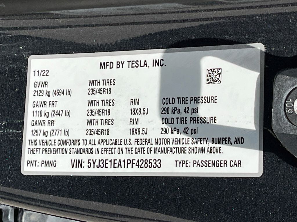2023 Tesla Model 3 Base Gray at Central Houston Nissan