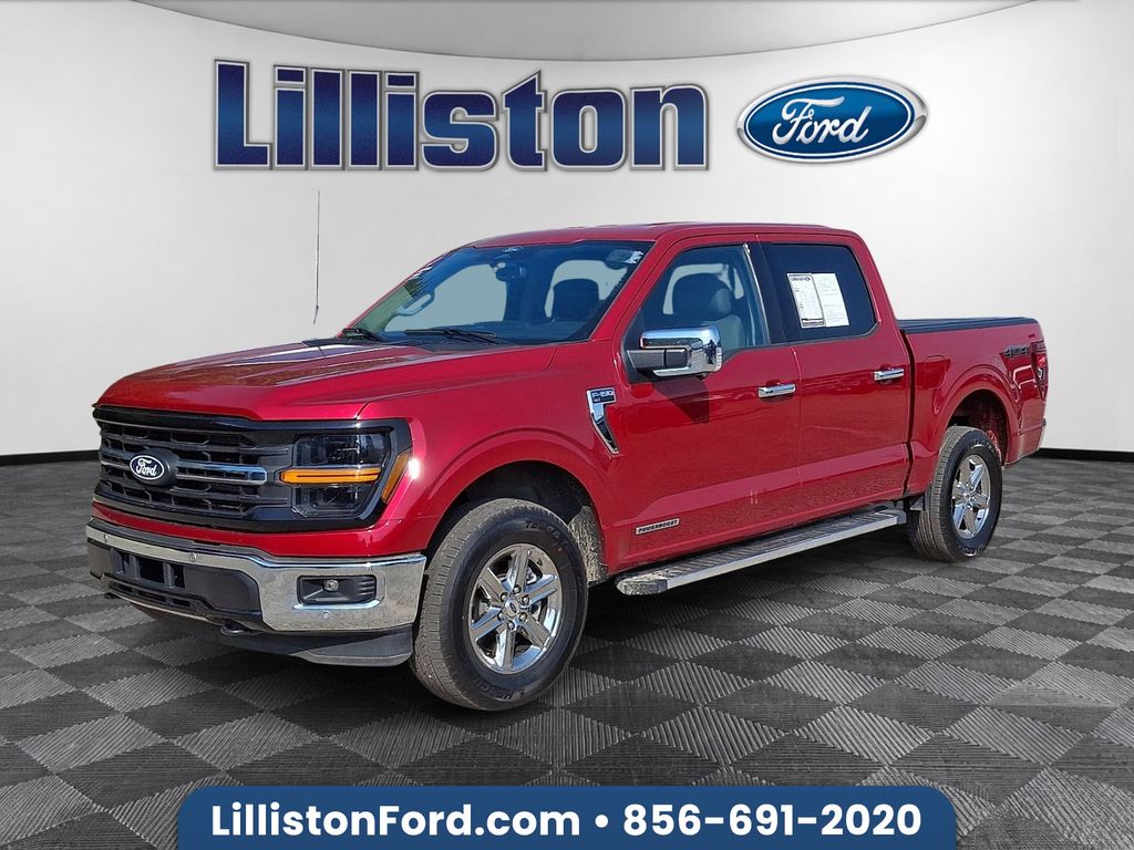 Red Metallic 2025 Ford F-150 Pickup Truck Four-Wheel Drive Automatic