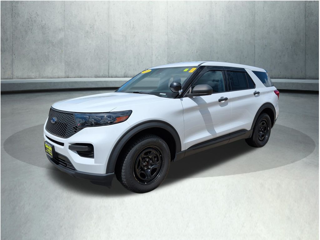 Oxford White 2020 Ford Explorer SUV / Crossover All-Wheel Drive Automatic