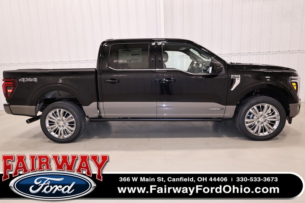 Agate Black Metallic 2026 Ford F-150 King Ranch SuperCrew 4WD Pickup Truck Four-Wheel Drive Automatic
