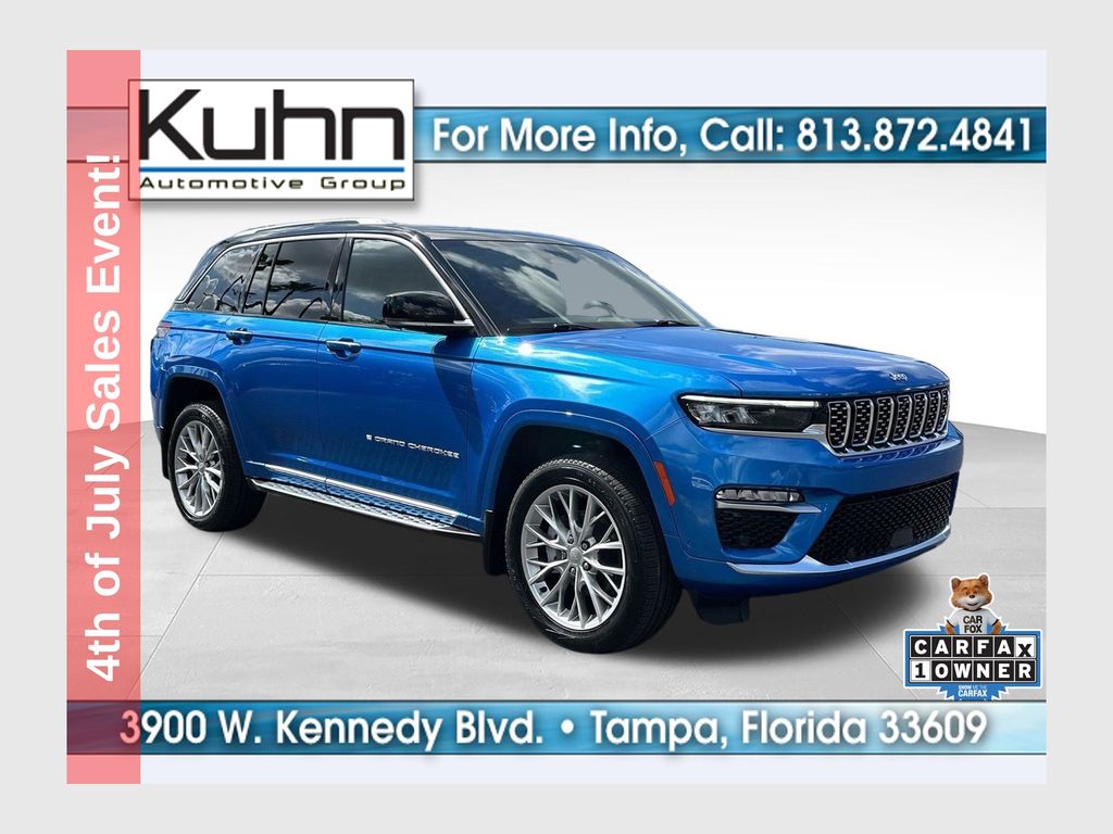 Hydro Blue Pearlcoat 2023 Jeep Grand Cherokee SUV / Crossover 4X2 8-Speed Automatic