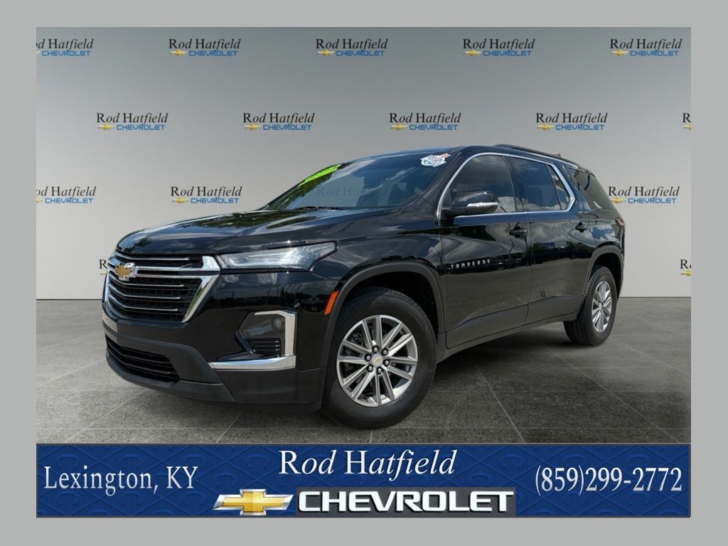 Black Metallic 2023 Chevrolet Traverse SUV / Crossover Front-Wheel Drive 9-Speed Automatic