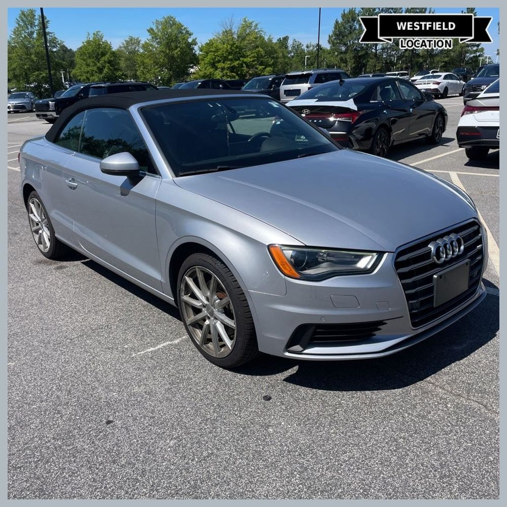 Silver Metallic 2015 Audi A3 Convertible Front-Wheel Drive 6-Speed Automatic