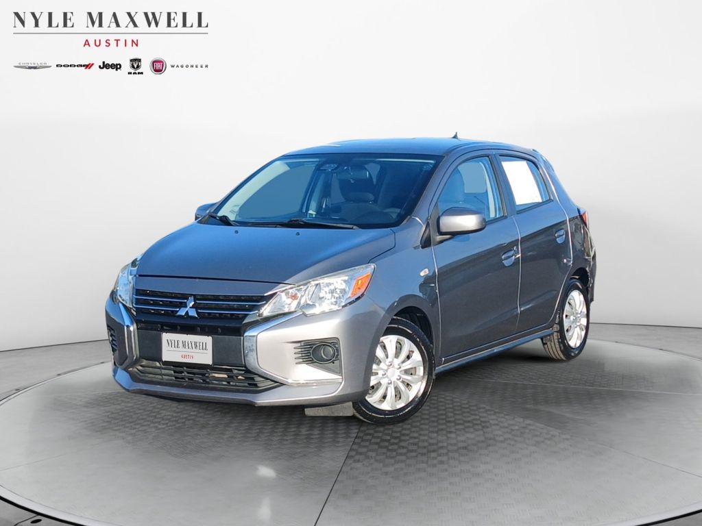 Mercury Gray Metallic 2021 Mitsubishi Mirage Hatchback Front-Wheel Drive Continuously Variable Transmission