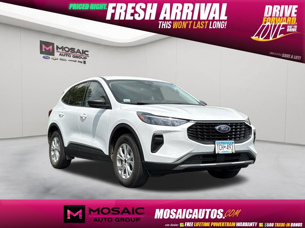 Oxford White 2025 Ford Escape SUV / Crossover All-Wheel Drive 8-Speed Automatic