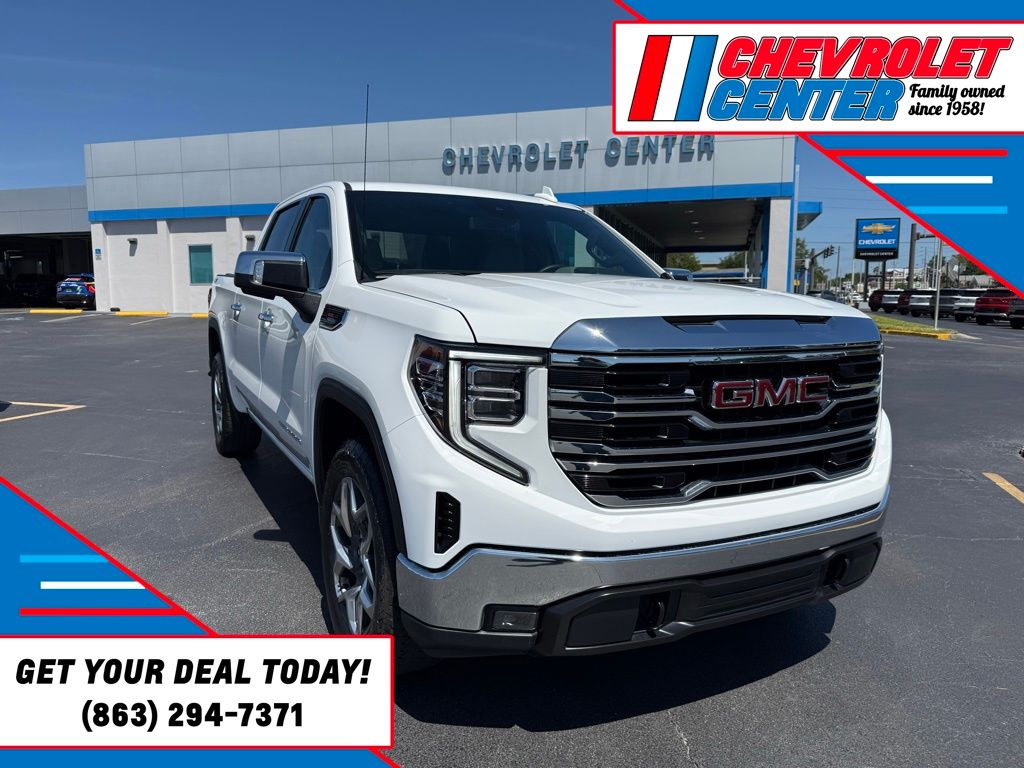 Summit White 2023 GMC Sierra 1500 Pickup Truck Four-Wheel Drive Automatic