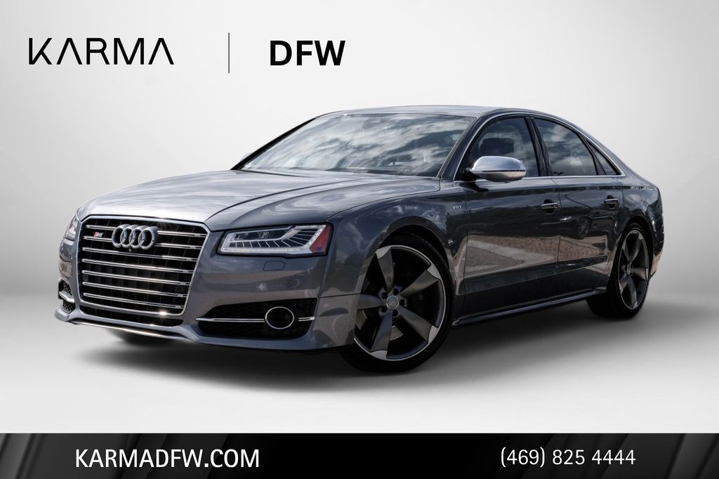 Monsoon Gray Metallic 2016 Audi S8 4.0T quattro Sedan All-Wheel Drive 8-Speed Automatic