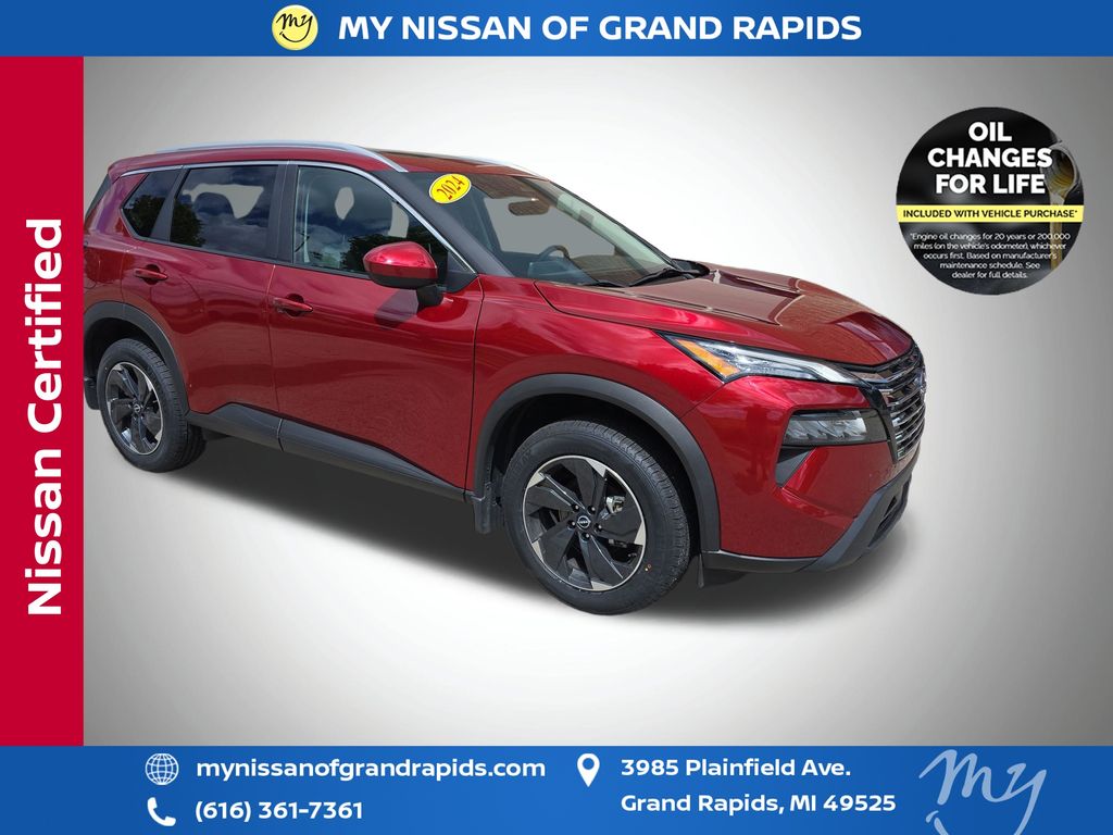 Red (Scarlet Ember Tintcoat) 2024 Nissan Rogue SUV / Crossover All-Wheel Drive Continuously Variable Transmission