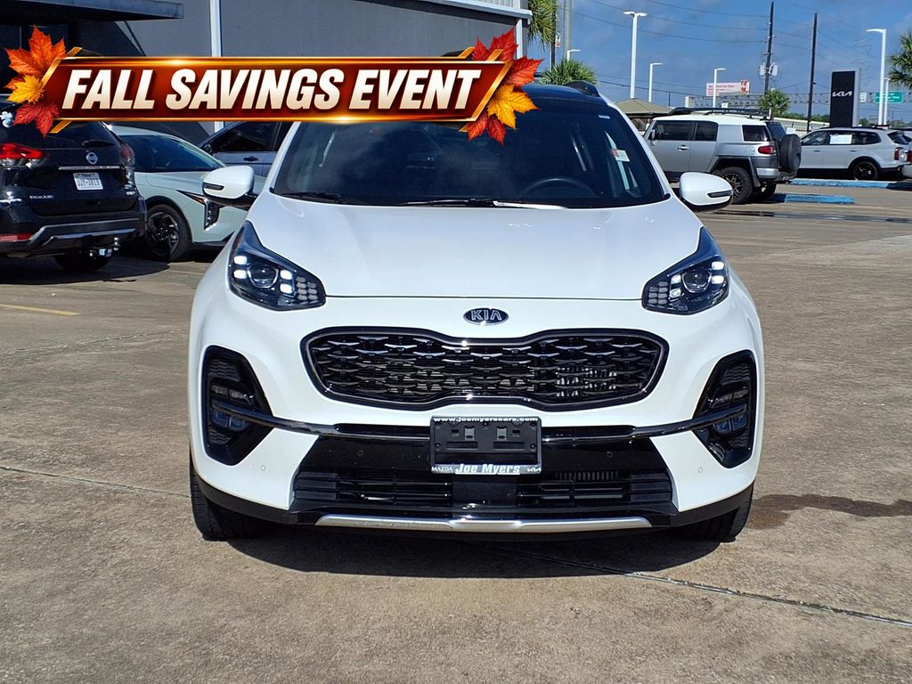 2021 Kia Sportage SX White at DeMontrond Auto Country