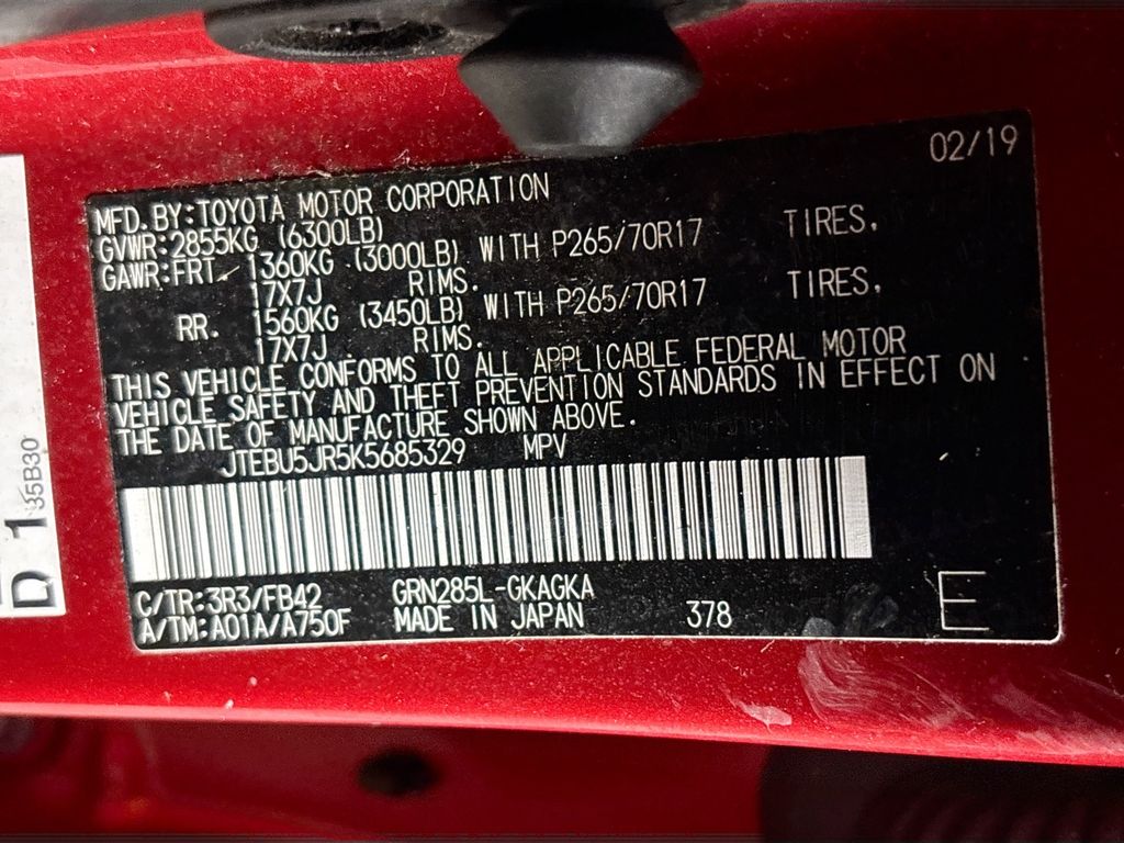 2019 Toyota 4Runner SR5