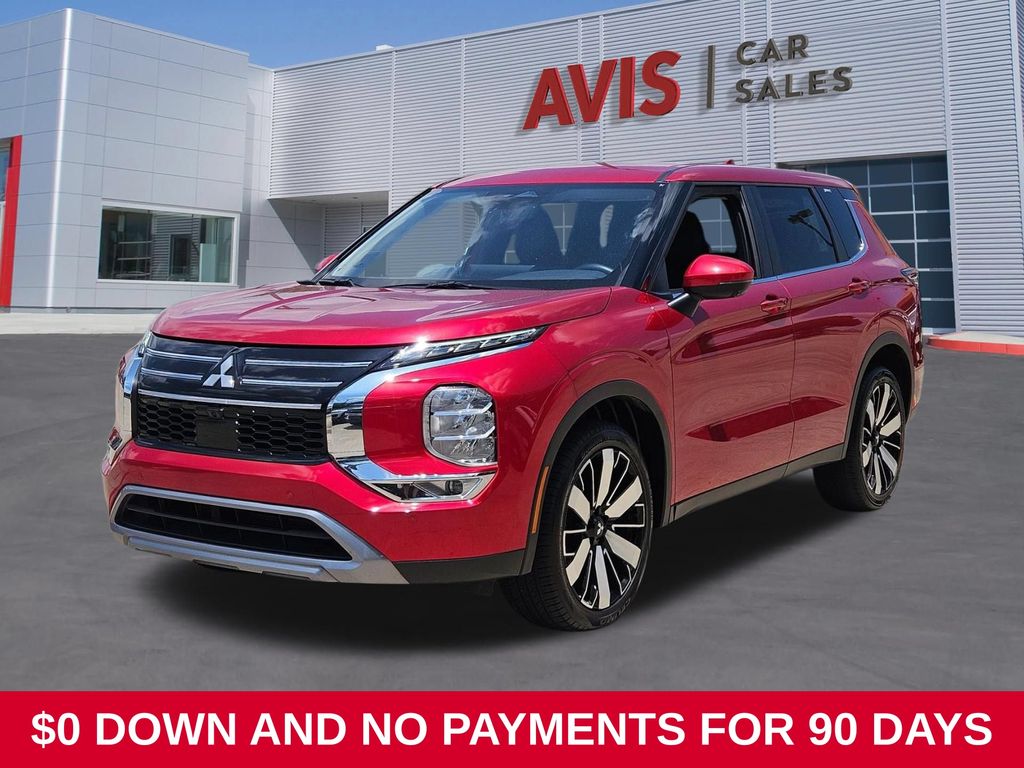 Red Diamond 2025 Mitsubishi Outlander SUV / Crossover Front-Wheel Drive Continuously Variable Transmission