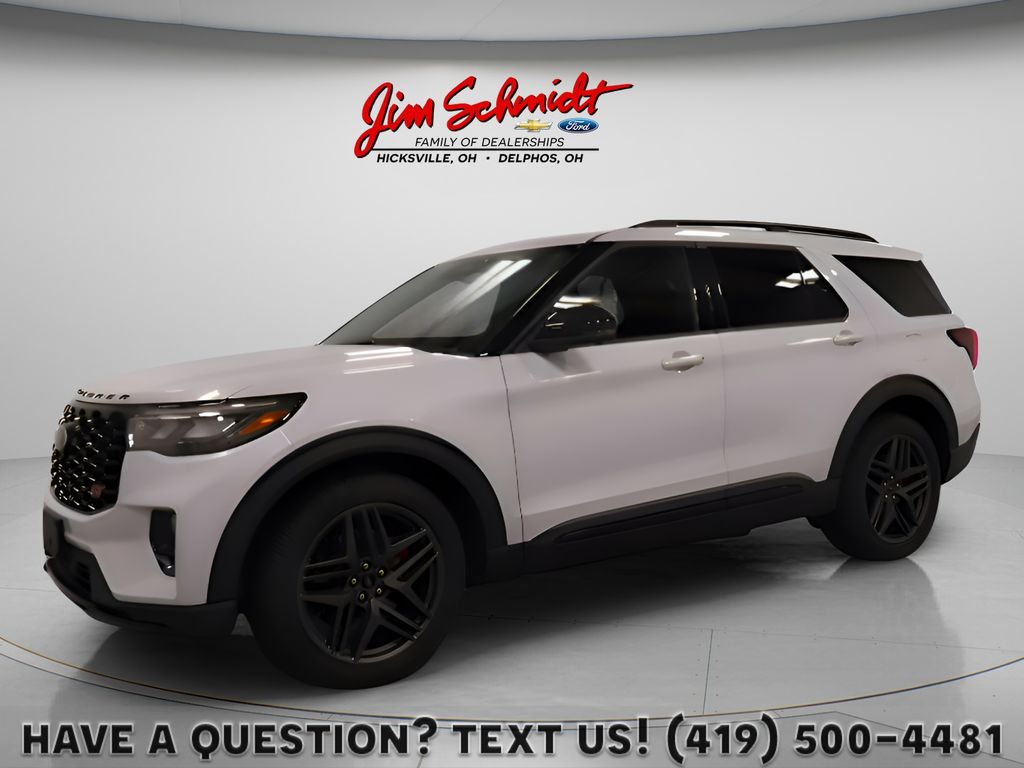 Space White Metallic 2026 Ford Explorer SUV / Crossover All-Wheel Drive Automatic