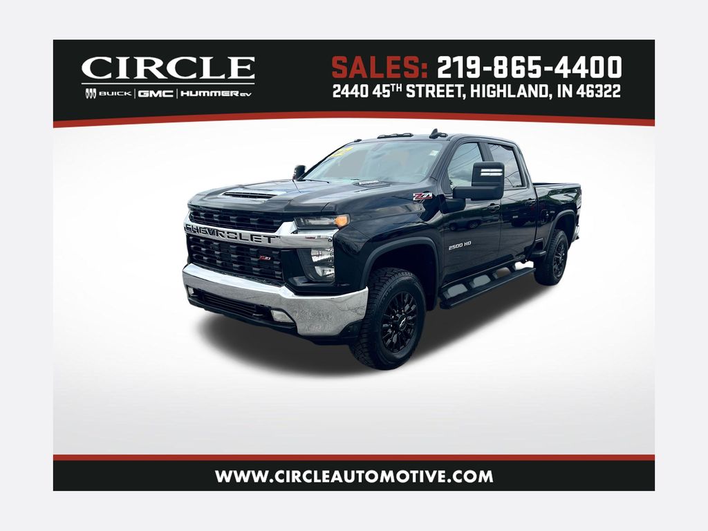 Black 2022 Chevrolet Silverado 2500HD Pickup Truck Four-Wheel Drive Automatic