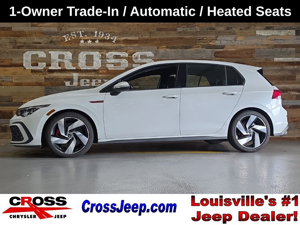 White 2024 Volkswagen Golf GTI Hatchback Front-Wheel Drive 7-Speed Dual Clutch