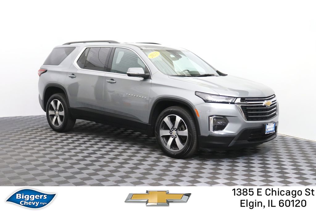 Sterling Gray Metallic 2023 Chevrolet Traverse SUV / Crossover Four-Wheel Drive 9-Speed Automatic