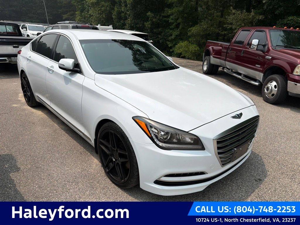 Casablanca White 2016 Hyundai Genesis Sedan  8-Speed Automatic