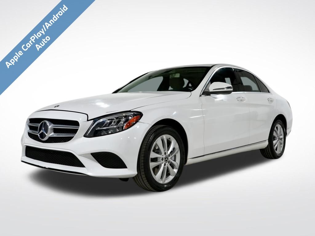 Polar White 2019 Mercedes-Benz C-Class C 300 4MATIC Sedan All-Wheel Drive 9-Speed Automatic