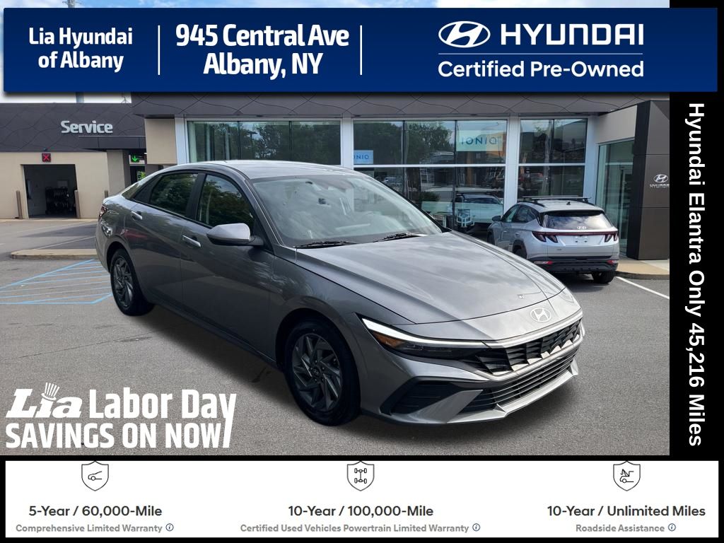 Fluid Metal 2024 Hyundai Elantra Sedan Front-Wheel Drive Continuously Variable Transmission