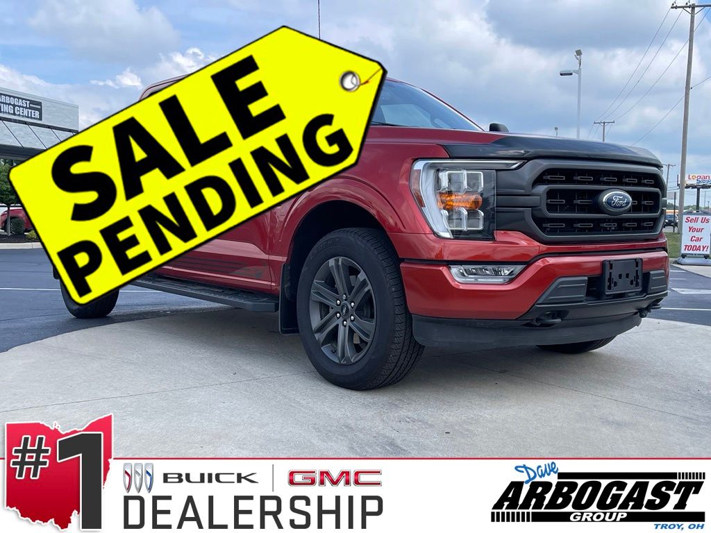Hot Pepper Red Metallic Tinted Clearcoat 2023 Ford F-150 Pickup Truck Four-Wheel Drive Automatic