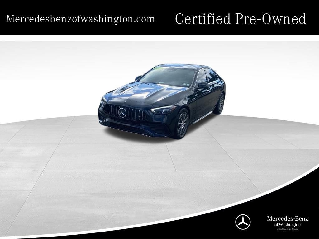 Black 2023 Mercedes-Benz C-Class Convertible All-Wheel Drive 9-Speed Automatic
