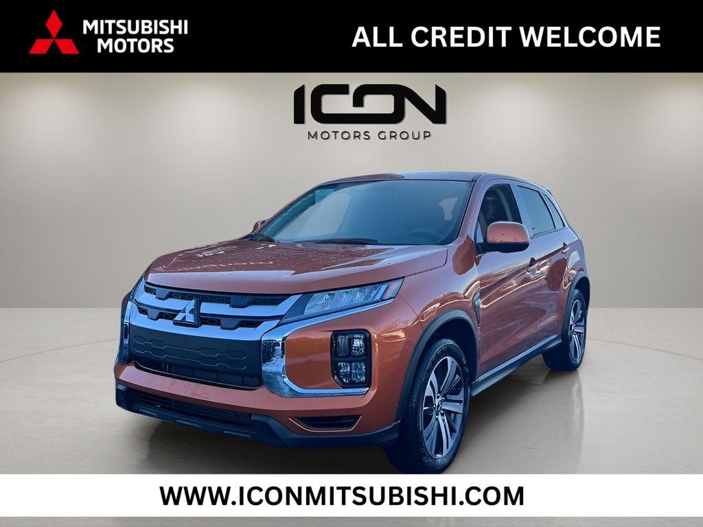 Sunshine Orange Metallic 2025 Mitsubishi Outlander Sport ES AWC SUV / Crossover All-Wheel Drive Continuously Variable Transmission