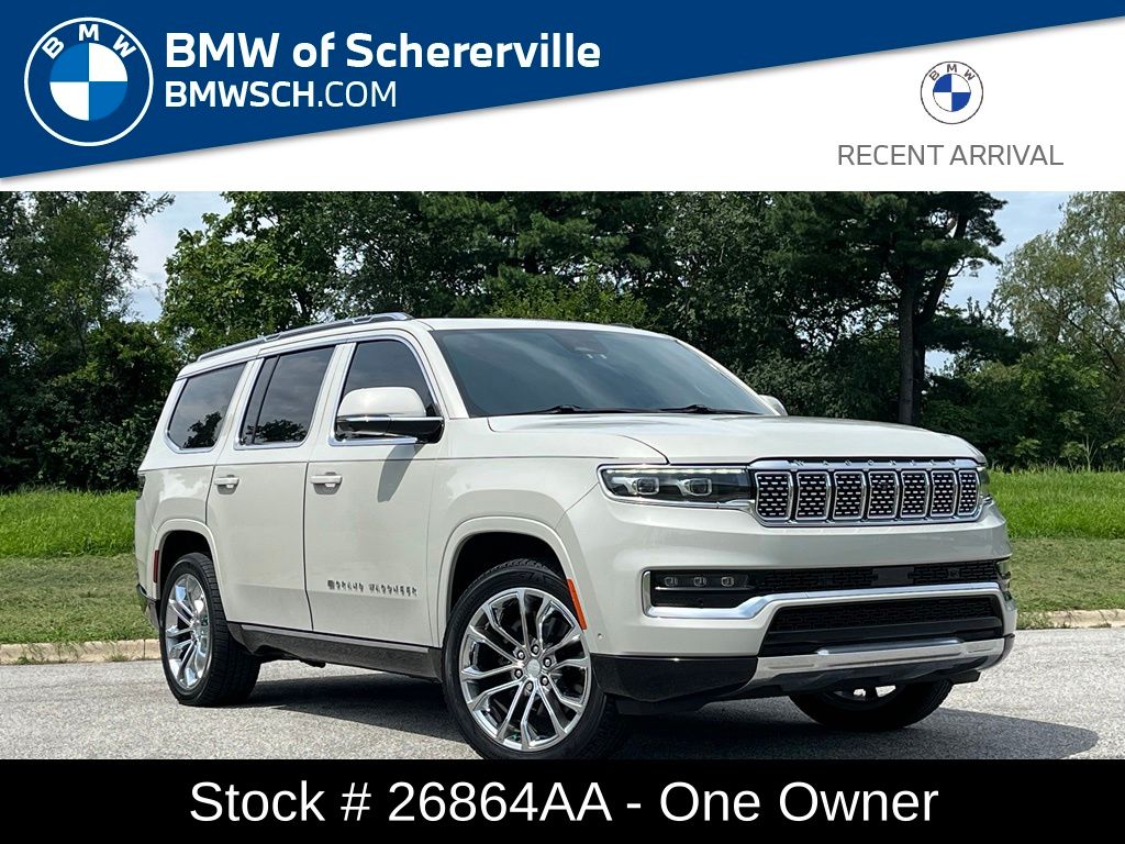 Luxury White Pearlcoat 2022 Jeep Grand Wagoneer SUV / Crossover Four-Wheel Drive 8-Speed Automatic