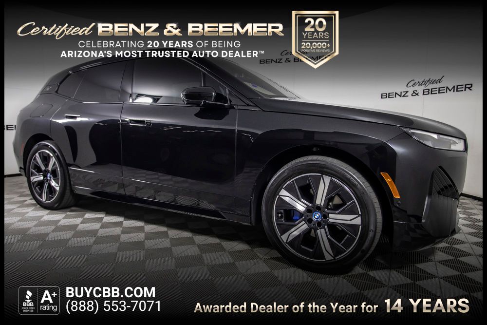 Black Sapphire Metallic 2024 BMW iX SUV / Crossover All-Wheel Drive Automatic