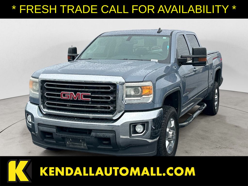 Steel Gray Metallic 2015 GMC Sierra 2500HD Pickup Truck Four-Wheel Drive 6-Speed Automatic Overdrive