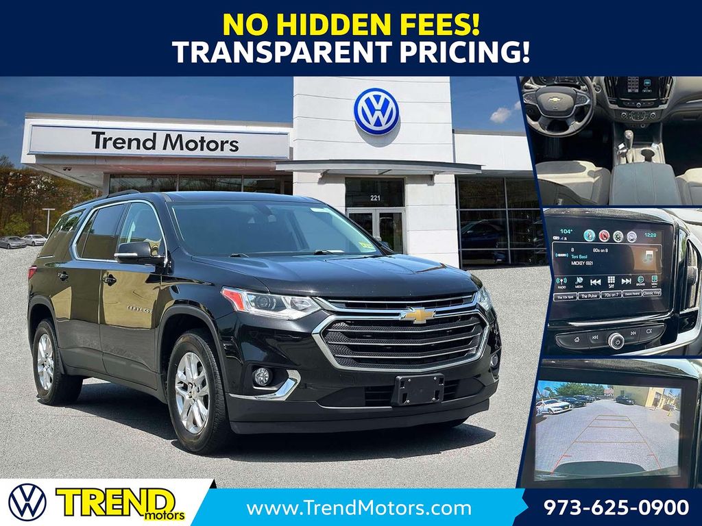Mosaic Black Metallic 2019 Chevrolet Traverse SUV / Crossover Four-Wheel Drive 9-Speed Automatic